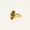 Bague 61 Bague jonc en or jaune 750 et émaux de Limoges 58 Facettes LP1273/BET