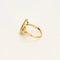 Bague 61 Bague jonc en or jaune 750 et émaux de Limoges 58 Facettes LP1273/BET