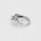 Bague 48 Solitaire - Bague tank en platine et diamants 58 Facettes LP1232/12