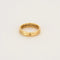 Bague 59 Alliance double jonc en or jaune 18 carats et diamants 58 Facettes LP1150
