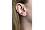 Boucles d'oreilles Parure ancienne - Boucles d'oreilles et pendentif en or jaune et diamants 58 Facettes 9568A