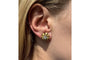Boucles d'oreilles Boucles d'oreilles en or 18 carats et diamants taille ancienne 58 Facettes 9231