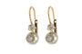 Boucles d'oreilles Boucles d'oreilles en or jaune 14 carats avec diamants taille ancienne 58 Facettes 10190-4