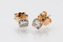 Boucles d'oreilles Boucles d'oreilles diamants taille ancienne en or jaune 58 Facettes 11203