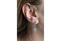 Boucles d'oreilles Boucles d’oreilles Art déco pendantes motif étoile en or jaune 18 ct et platine, diamants 58 Facettes 10723
