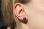 Boucles d'oreilles Boucles d'oreilles vintage en or jaune et lapis-lazuli 58 Facettes 11399