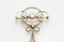 Broche Broche Art déco en or jaune, platine et diamants 58 Facettes 9456