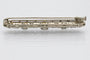 Broche Broche Art déco en or blanc 600 et platine, diamants 58 Facettes 10071