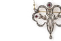 Collier Collier Art nouveau avec diamants et rubis synthétiques en or 14 carats 58 Facettes 10234
