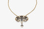 Pendentif Art nouveau - Pendentif Belle Époque en or jaune et argent, diamants 58 Facettes 9457