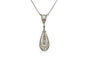 Collier Collier Art déco en or jaune 18 carats avec diamants 0,50 ct 58 Facettes 10713