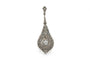 Pendentif Art déco - Pendentif en or jaune, platine et diamants 58 Facettes 11032