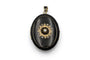 Pendentif Médaillon ancien - Pendentif en émail noir et perles 58 Facettes 11351