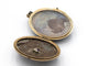 Pendentif Médaillon ancien - Pendentif en émail noir et perles 58 Facettes 11351