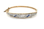 Bracelet Art déco - Bracelet en or jaune et blanc, diamants et saphirs 58 Facettes 10720