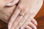 Bague 60 Bague ancienne en platine avec diamant taille ancienne 58 Facettes 9631