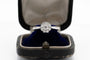Bague Bague fleur en or blanc 18 carats et diamants 58 Facettes 10322