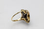 Bague 61 Bague Art déco en or jaune, platine et diamants 58 Facettes 10634