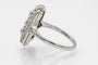 Bague 54 Bague Art déco en or blanc 14 ct et platine, diamants 58 Facettes KLD1