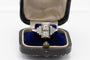 Bague 59 Bague Art déco en platine et diamants 58 Facettes 11327