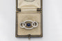 Broche Art Déco - Broche en or blanc, saphir cabochon et diamants 58 Facettes 10835