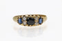 Bague Bague ancienne en or jaune 18k, saphirs et diamants 58 Facettes 11559