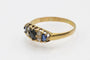 Bague Bague ancienne en or jaune 18k, saphirs et diamants 58 Facettes 11559