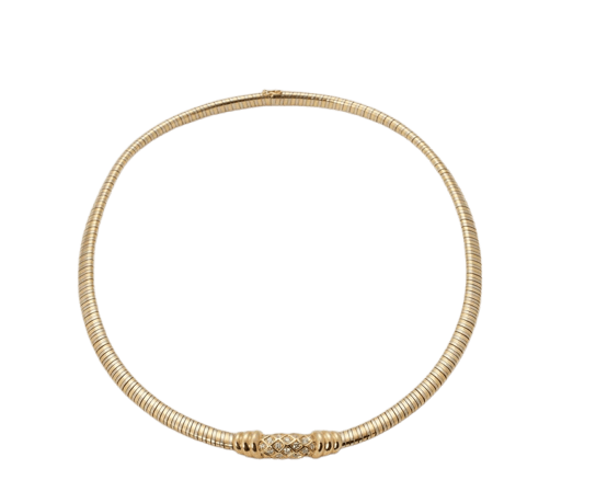 Collier Cartier - Collier en or jaune et blanc avec diamants 58 Facettes