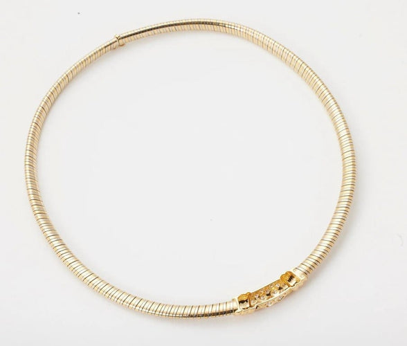 Collier Cartier - Collier en or jaune et blanc avec diamants 58 Facettes