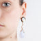 Boucles d'oreilles Boucles d’oreilles en or jaune 750, nacre, calcédoine et rubis 58 Facettes