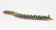 Bracelet Bracelet en or jaune 18 carats, diamants et émail 58 Facettes