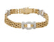 Bracelet Wempe - Bracelet en or jaune et blanc 18K et diamants 58 Facettes