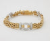 Bracelet Wempe - Bracelet en or jaune et blanc 18K et diamants 58 Facettes