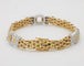 Bracelet Wempe - Bracelet en or jaune et blanc 18K et diamants 58 Facettes