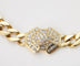 Collier Collier en or jaune 750/1000, diamants, rubis et émeraude 58 Facettes