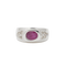 Bague 49 Bague rubis et diamants en or blanc 750 58 Facettes