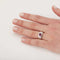 Bague 49 Bague rubis et diamants en or blanc 750 58 Facettes