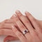 Bague 49 Bague rubis et diamants en or blanc 750 58 Facettes