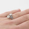 Bague 53 Art déco - Bague en platine 950 sertie de diamants 58 Facettes