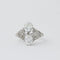 Bague 53 Art déco - Bague en platine 950 sertie de diamants 58 Facettes