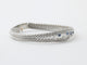 Bracelet Bracelet en or blanc 18 carats avec saphirs et diamants 58 Facettes