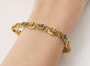 Bracelet Bracelet Belle Époque en or avec diamants et corindons synthétiques 58 Facettes