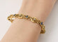 Bracelet Bracelet Belle Époque en or avec diamants et corindons synthétiques 58 Facettes