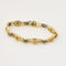 Bracelet Bracelet Belle Époque en or avec diamants et corindons synthétiques 58 Facettes