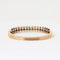 Bracelet Napoléon III - Bracelet rigide en or rose et diamants 58 Facettes