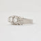 Bague 58 Bague vintage en platine 950 avec diamants taille brillant 58 Facettes
