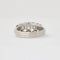 Bague 58 Bague vintage en platine 950 avec diamants taille brillant 58 Facettes