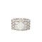 Bague 55 Bague en or blanc 750 avec diamants 58 Facettes