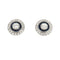 Boucles d'oreilles Boucles d’oreilles Art déco en platine 950 avec diamants et saphirs 58 Facettes A2551