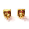 Boucles d'oreilles Boucles d'oreilles contemporaines en or 18k et rubis 58 Facettes Q913A
